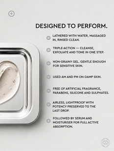 Gentle facial wash