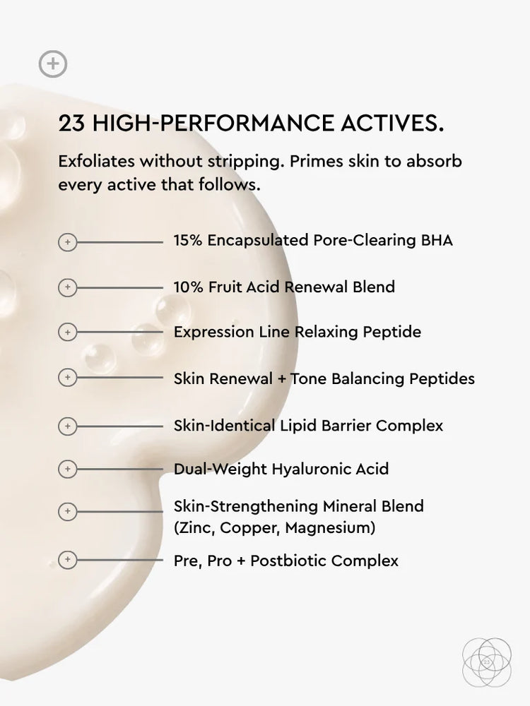 leave in AHA BHA serum