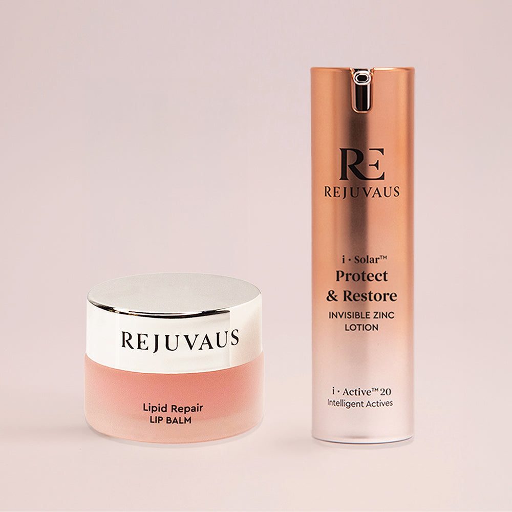 Lipid Repair Lip Balm + i Solar Invisible Zinc lotion Mini 10ml